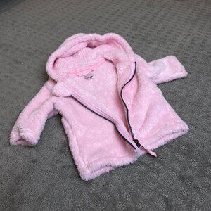 Hanna Andersson Pink Fleece Zip-Up (3-6 Months)